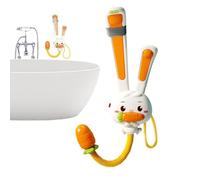 Boquilla de Agua para Conejos - Enjuagadora con Forma de Conejito de 15 cm, Dispositivo de Ducha para niños | Artículo de baño para el hogar, Equipo de Viaje para Hotel, Equipo de Juego para la Playa
