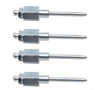 Boquilla de aguja de grasa, 4 piezas con NPT de 1/8 pulgadas, pezones de grasa tipo aguja para pistolas, accesorios de adaptador de punta estrecha de lubricación