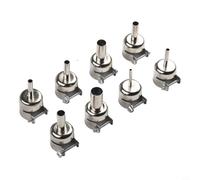 Boquilla de aire caliente de acero inoxidable con tornillo de bloqueo para estación de soldadura 850 852D, adaptador de punta de soldadura para herramienta de reparación de desoldadura Aoyue 906 968