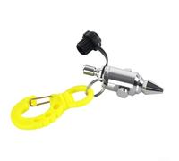 Boquilla de aire de buceo de cobre para manguera BCD, boquilla de limpieza que sopla de polvo adecuada para el cuidado diario del equipo de buceo