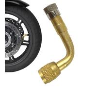 Boquilla de Aire de extensión para neumáticos de Bicicleta: Adaptador de inflado de Extensor Universal; Conector de curvatura de 90 Grados; Rueda de Coche