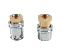 Boquilla de aire de metal resistente con conector rápido, flujos cerrados, portabrocas de neumáticos, se bloquea en portabrocas inflador de neumáticos, portabrocas inflador