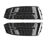 Boquilla de aire Par De Luces Antiniebla Del Parachoques Delantero Panal Coche Cubierta Bisel Parrilla Inferior Para A4 B9 2016 2017 2018 Rejillas frontales