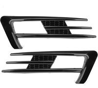 Boquilla de aire Par De Luces Antiniebla Delanteras Coche Parrilla Para VW Para Golf Para MK7 GTI 2014-2017 Lámpara Parachoques Inferior Rejillas frontales(Negro brillante)