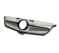 Boquilla de aire Rejilla De Parachoques Delantero Parrilla Carreras Tuning Para Benz Para ML Clase W166 ML300 ML320 ML350 ML40 ML450 2012-2015 Rejillas frontales(Black2)