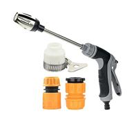 Boquilla de alimentación para manguera de jardín - Dispositivo de de agua ajustable, varilla de lavado a presión, pulverizador de acero inoxidable de PVC, accesorio de limpieza ligero para