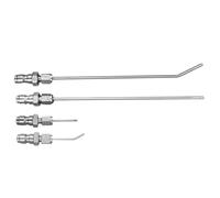 Boquilla de alta presión, boquilla de aguja de acero inoxidable para herramienta de limpieza de lavadora, juego de 4 piezas con puntas largas y cortas