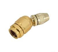 Boquilla de aspersor atomizadora de latón de rotación de 360 grados, compatible con patrón de pulverización preciso, ajuste para césped, jardín, parche de verduras y riego de plantas ornamentales