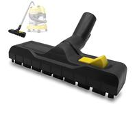 Boquilla de aspiración en seco y húmeda, boquilla universal conmutable para Kärcher WD4 WD2 WD3 WD4 WD5 WD6, boquilla de suelo conmutable, cabezal de cepillo de alfombras para aspiradora en seco y