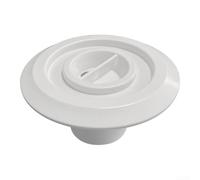 Boquilla de aspiración para piscina SP-1022 de ABS con tapa de rosca, DN50 de 1,5 pulgadas o DN63 de 2 pulgadas, gran apertura para evitar obstrucciones, fácil instalación para tubos de PVC en piscina