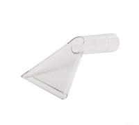 Boquilla de aspiradora de punta transparente para tapicería y herramienta de limpieza de alfombras para varias superficies (punta transparente pequeña)