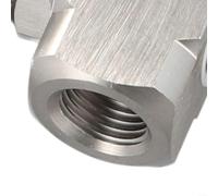 Boquilla de atomización de aire ajustable de acero inoxidable 304 con rosca hembra para tareas de enfriamiento de humidificación y control de procesos (B)