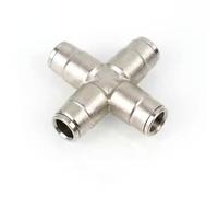 Boquilla de atomización de articulación de aerosol de alta presión Tubo de conexión a alta presión de la base del enchufe rápido del asiento(diámetro exterior 9.52 mm) Four interfaces 10 piezas