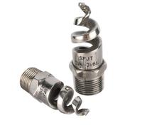 Boquilla de atomización de cono en espiral de acero inoxidable, pulverizador atomizado macho para eliminar el polvo para refrigeración de gas, lavado, a prueba de fuego, riego de jardine 10 piezas 2"