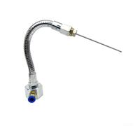 Boquilla de bomba de aire de acero inoxidable para inflador eléctrico, adaptador de chorro de alta presión para colchón de camping y juguetes de piscina, punta de metal plateado (3)