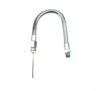 Boquilla de bomba de aire de acero inoxidable para inflador eléctrico, adaptador de chorro de alta presión para colchón, barco, piscina, camping, playa, jardín, color plateado, 1 paquete (1)