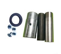 Boquilla de carburo de boro de 45 mm, kit de chorro de arena abrasivo para eliminación de óxido de metal para limpieza de superficies Cuerpo de aluminio (5 x 20 x 60 mm)