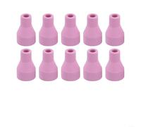 Boquilla de cerámica de alúmina gruesa para argón para soplete de soldadura TIG - Serie 150/300, taza de gas de porcelana resistente al calor con guía de flujo optimizado, paquete de 10 (150 [6 x 30