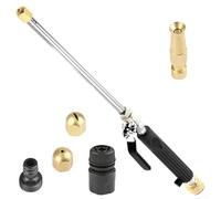 Boquilla de chorro de alta presión para varita de lavadora eléctrica con accesorios de cobre sólido y construcción de metal para uso en exteriores a largo plazo(1)