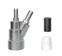 Boquilla de chorro de arena de acero inoxidable de 35 mm con boquilla de carburo de boro de 8 mm para cabinas de chorro manual y automático, válvula de alto rendimiento para pulir piezas de vidrio y