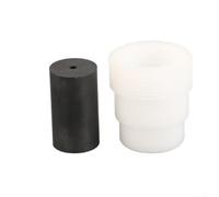 Boquilla de chorro de arena de carburo de boro de 1.37 x 0.78 pulgadas, punta resistente al desgaste para una rápida eliminación del óxido y limpieza de superficies, compatible con pequeñas máquinas