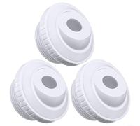 Boquilla de chorro de plástico blanco SP1419D para masaje de piscina y bañera, salida de spa de flujo direccional fuerte, resistente 2.33 pulgadas (1 unidad)