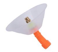 Boquilla de cobre ajustable a prueba de viento, rociador de jardín, cabezal de riego de nebulización de alta presión con cuerpo de acero plástico para riego de huertos y spray de niebla fina (cobre de