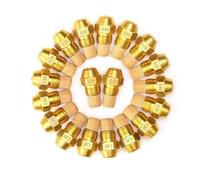 Boquilla de combustible sólido de 60 grados, material de latón en aerosol de repuesto 0,40-4,00, compatible con boquilla de aceite de quemador de alta presión (2 piezas) 3.50 6pcs