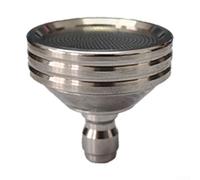 Boquilla de conexión rápida de acero inoxidable de 1/4, cabezal de ducha de alta presión para lavadora eléctrica, limpieza de neumáticos, equipo al aire libre (grande)