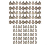 Boquilla de corte de plasma, 50 boquillas + 50 electrodos para cortador P-80, punta de plasma de aire de 0,5 mm, juego de consumibles de antorcha (1,1 mm)