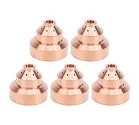 Boquilla de corte por plasma 120930 |Cobre rojo resistente a altas temperaturas y oxidación |Puntas de antorcha para cortadores de plasma/fabricación de metales |Paquete de 5