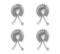 Boquilla de ducha de resorte largo y suave, boquilla de ducha, accesorios de baño(4PCS,5m)