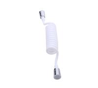 Boquilla de ducha de resorte Manguera Manguera Tubo telescópico flexible Tubo rociador de inodoro 1.5M/2M(White 2M)