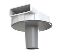 Boquilla de entrada de piscina Intex 11070 con rotación de 360 grados para una mejor circulación del agua y fácil instalación sin herramientas (gris + blanco)