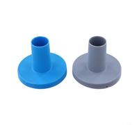 Boquilla de entrada y salida de piscina de repuesto de 1.25 pulgadas, juego de conectores de filtro de malla para piezas de piscina Intex, gris y azul (gris y azul)