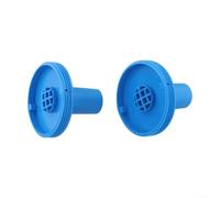 Boquilla de entrada y salida de piscina de repuesto de 1.25 pulgadas, juego de conectores de manguera de piscina compatible con filtro de desechos Intex Systems, diseño ligero (2 azul)