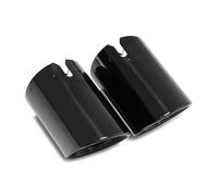 Boquilla de escape Punta de silenciador de repuesto para tubo de escape Para Serie 3 G20 G21 320D 330i 320i 2023 2024 Serie 3, cubierta Tubo escape deportivo(L R Black)