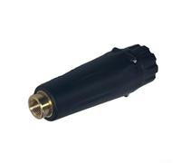 Boquilla de espuma para lavadora a presión para lavado de autos a alta presión, lanza de espuma de nieve con spray uniforme, construcción de plástico y metal, 12 cm (negro)