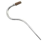 Boquilla de fagot chapada en plata para piezas de instrumentos de viento de madera, 20,7 cm, 21,5 cm, longitud opcional