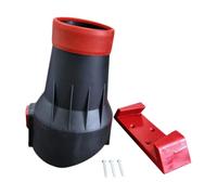 Boquilla de fijación de soplador para secado de coche, punta de silicona suave, juego de soporte de pared para modelos de soplador de batería única de tercera generación en garajes, ajuste rápido