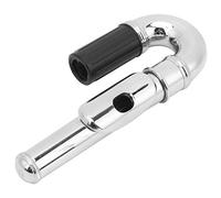 Boquilla De Flauta, Codo De Flauta Chapado En Plata Tubo Recto Boquilla De Doble Propósito Reemplazo Accesorios Para Instrumentos De Viento De Madera Para Flauta Especial Para Niños