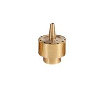 Boquilla de Fuente Boquilla de fuente estilo recto con centro latón 1/2", 3/4" y 1" for columna floral, aspersor universal for chorro(3-4inch)