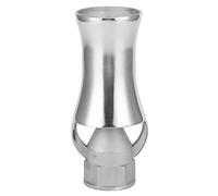 Boquilla de fuente en forma de cedro de acero inoxidable, cabezal de pulverización de agua ajustable, aspersor de estanque para estanques de jardín al aire libre y características (1 pulgada de seda