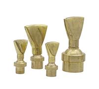 Boquilla de fuente, rociador de jardín, 1/2" 3/4" 1" 2" Boquilla de fuente ajustable de latón en forma de abanico, Boquilla de cola de pato, Fuente decorativa de paisaje de jardín 1pc (Color : 2 inch)