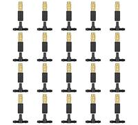 Boquilla de goteo de cobre ajustable para conector de riego de 4 mm y 7 mm, cabezal de pulverización de riego de jardín para piezas de sistema de nebulización de invernadero, riego por goteo agrícola