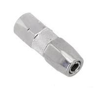 Boquilla de grasa resistente con punta plana para grasa, diseño a prueba de explosiones de acero al carbono que evita fugas, ajuste de lubricación industrial para taller y reparación de automóviles