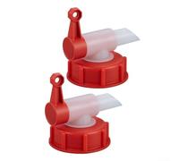 Boquilla de grifo de vertido de 18,9 mm de diámetro para recipientes DIN51 5L 10L y DIN61 20L 30L que proporcionan una ruta de flujo estable y un volumen de salida consistente (2 piezas DN51)