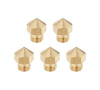 Boquilla de impresora 3D 5 piezas, boquilla MK10 latón 0,4 mm, cabezal impresión extrusora for M7 filamento 1,75