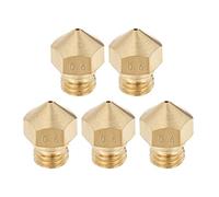 Boquilla de impresora 3D 5 piezas, boquilla MK10 latón 0,6 mm, cabezal impresión extrusora for M7 filamento 1,75