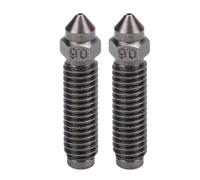 Boquilla de impresora 3D de 0,6mm de repuesto para impresora 3D de carbono, boquilla extrusora de acero endurecido M6x25mm, 2 uds.